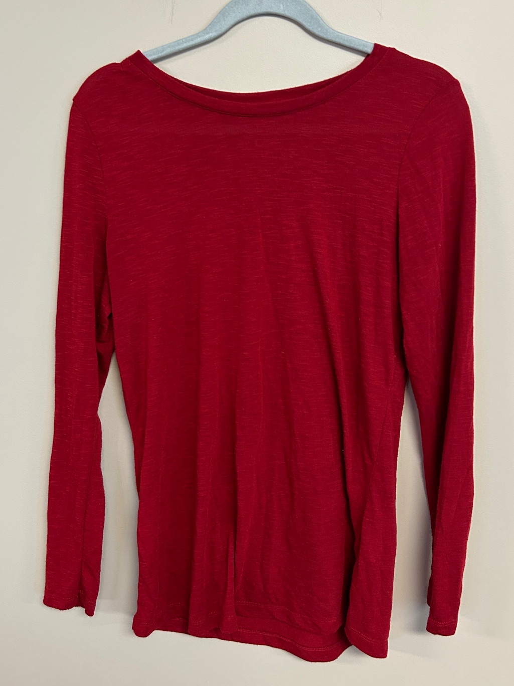 Allison Brittney Long-Sleeve Tee In Red